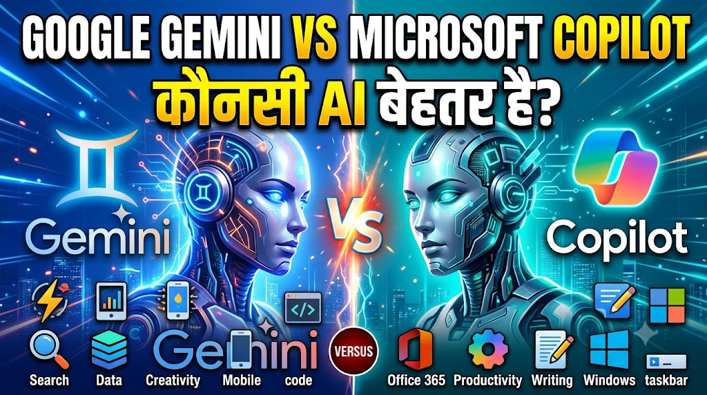 Google Gemini vs Microsoft Copilot comparison