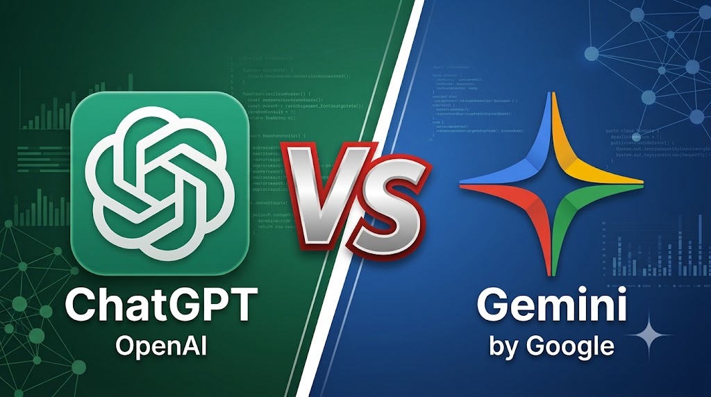 ChatGPT vs Google Gemini comparison