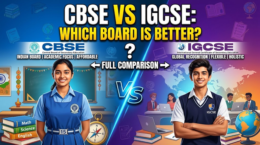 CBSE vs IGCSE comparison for students and parents