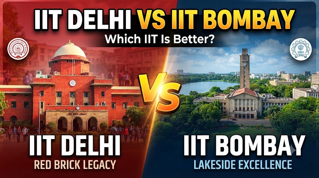 IIT Delhi vs IIT Bombay comparison for engineering students