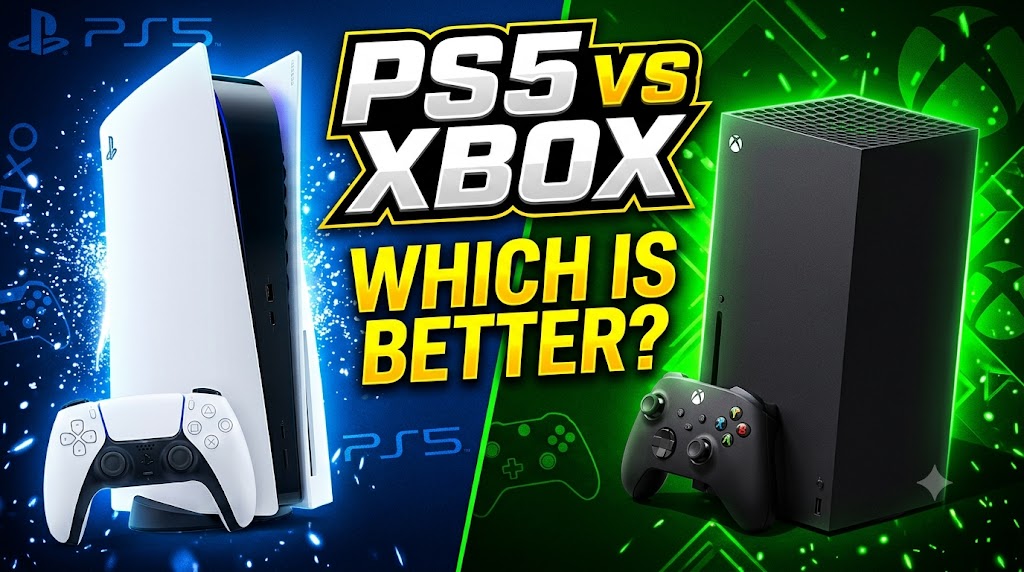 PS5 vs Xbox Series X gaming console comparison