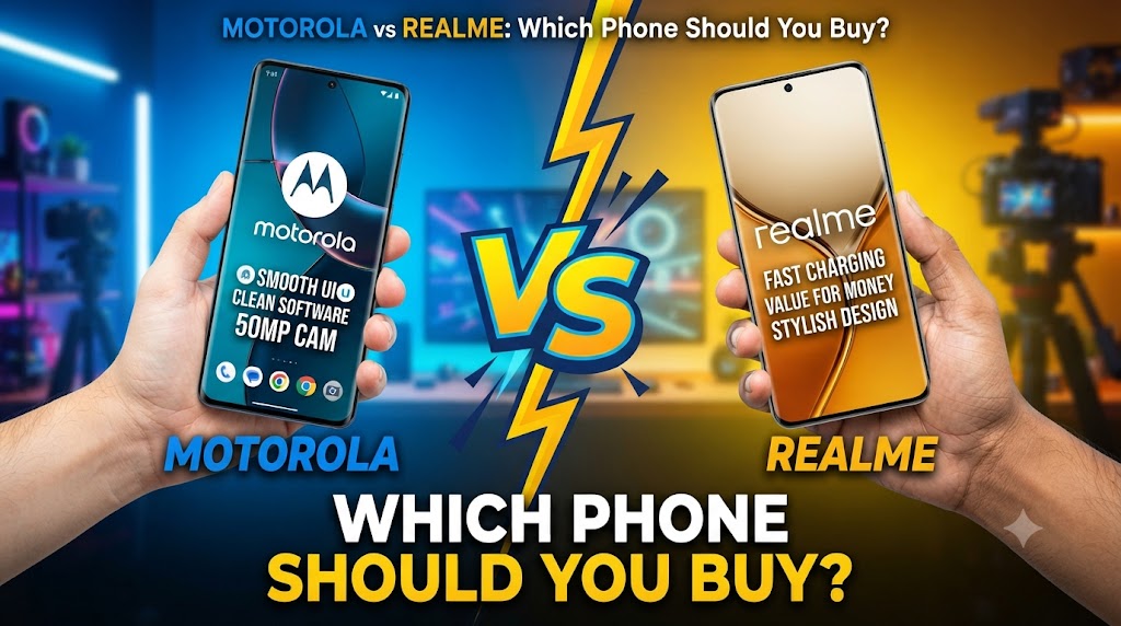 Motorola vs Realme smartphones side-by-side comparison