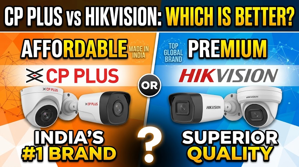 CP Plus vs Hikvision CCTV camera comparison