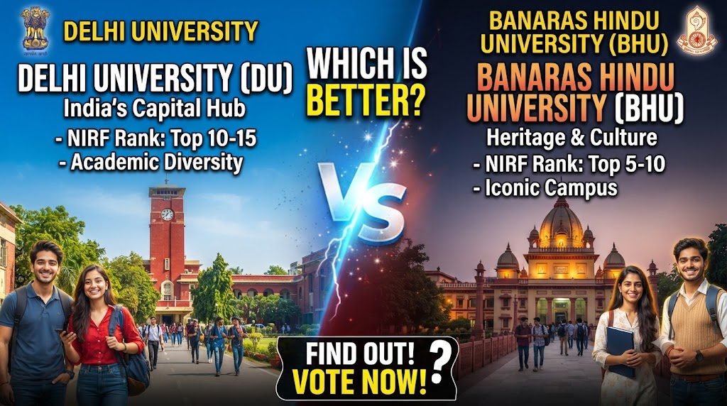 Delhi University vs Banaras Hindu University comparison