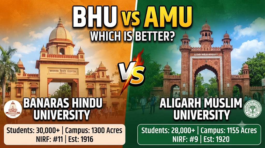 Banaras Hindu University vs Aligarh Muslim University comparison