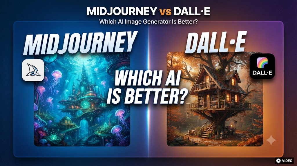 Midjourney vs DALL·E AI image generator comparison