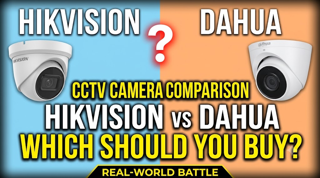 Hikvision vs Dahua CCTV camera comparison