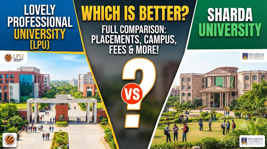 Lovely Professional University vs Sharda University comparison
