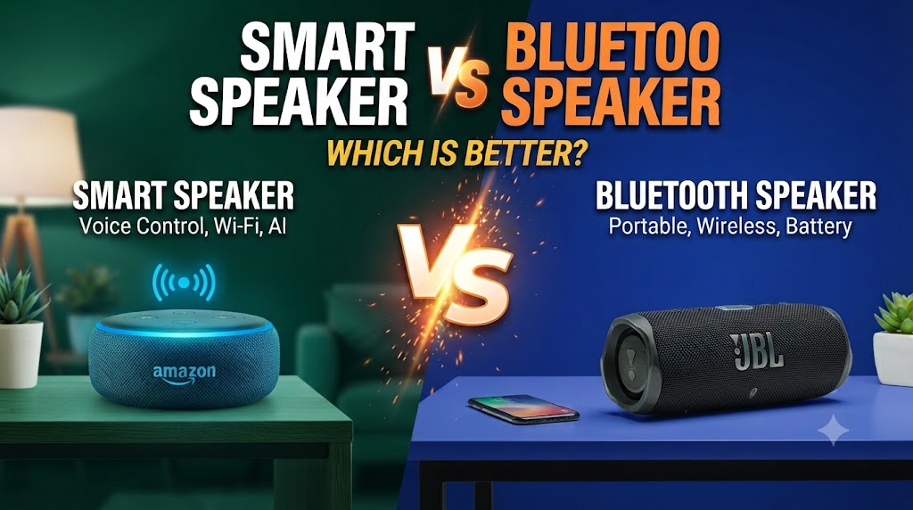 Smart speaker and Bluetooth speaker comparison