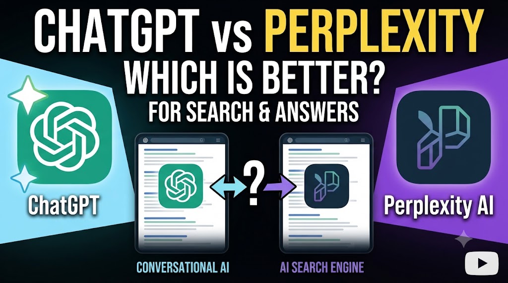 ChatGPT vs Perplexity comparison for search and answers