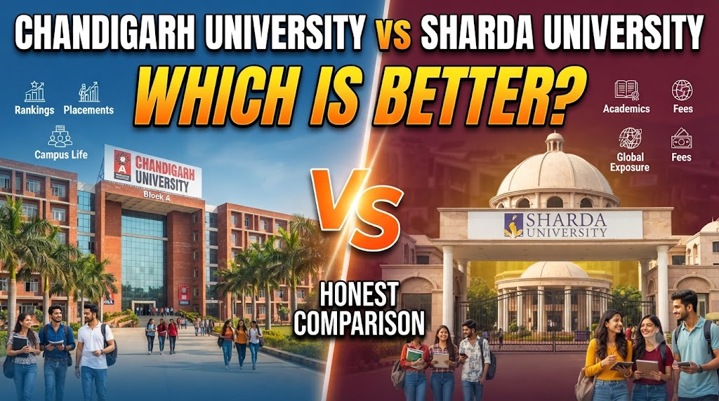 Chandigarh University vs Sharda University comparison